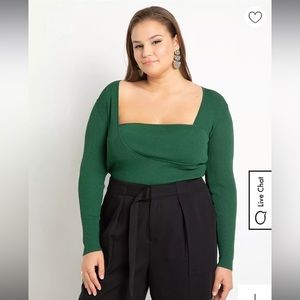 Layered Deep V Sweater